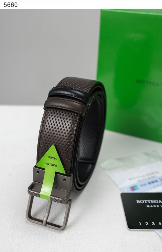 보테가베네타 인트레치아토 리버서블(양면) 벨트