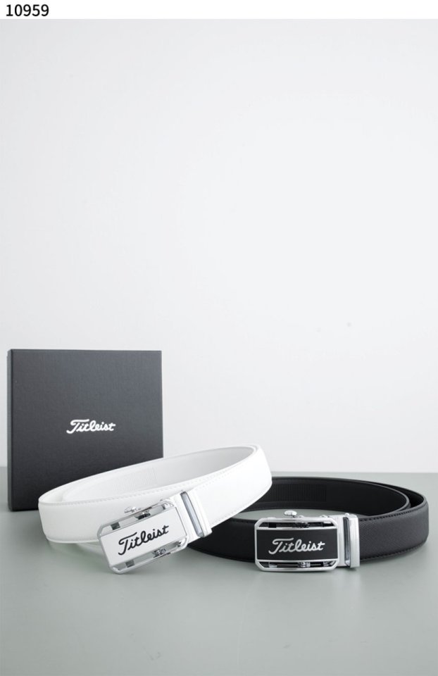 타이틀리스트 가죽 남성 투어 버클  