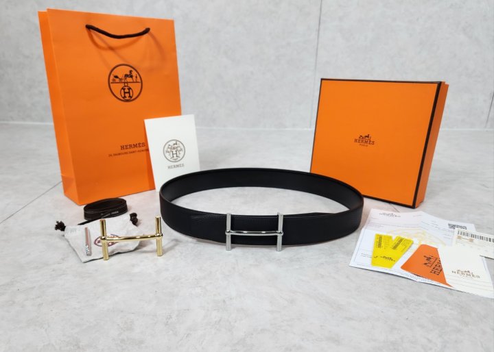 에르메스 당크르 리버서블 양면 토고가죽 벨트