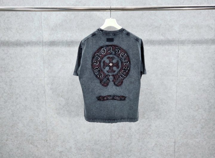 크롬하츠 빈티지 백로고 반팔 티셔츠