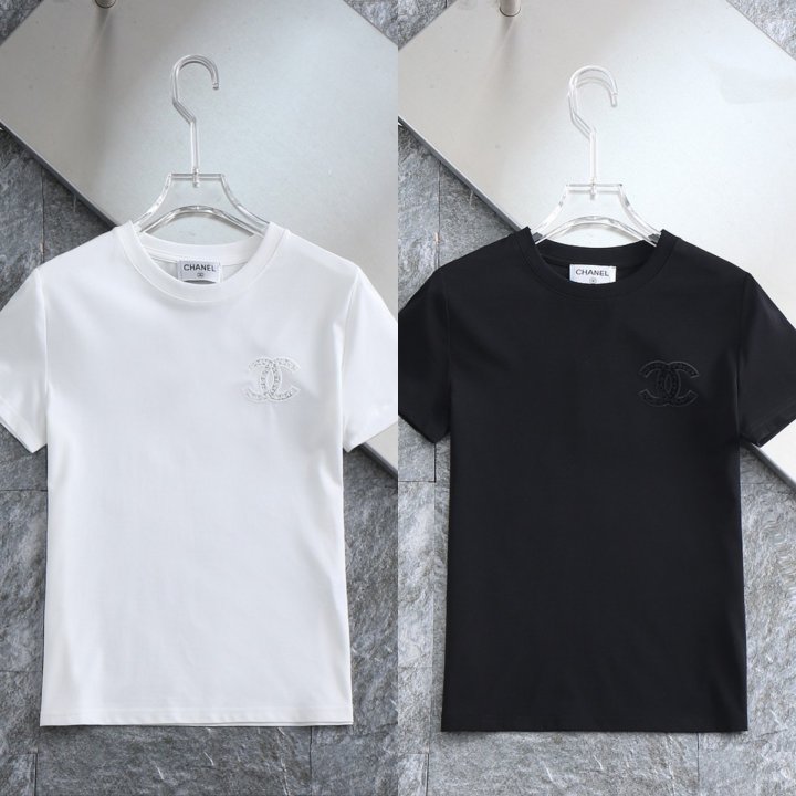 샤넬 여성 시스루 로고 라운드