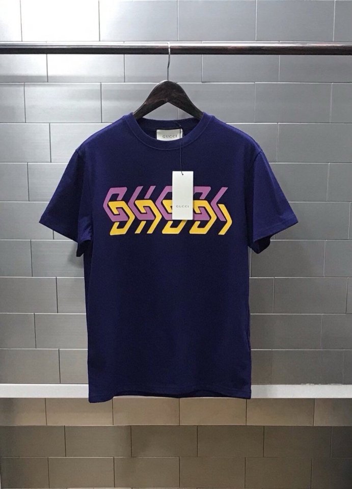 구찌 미러로고 반팔 티셔츠