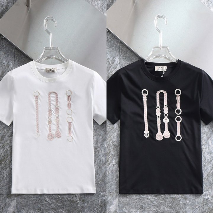 에르메스  여성 자수로고 포인트 라운드