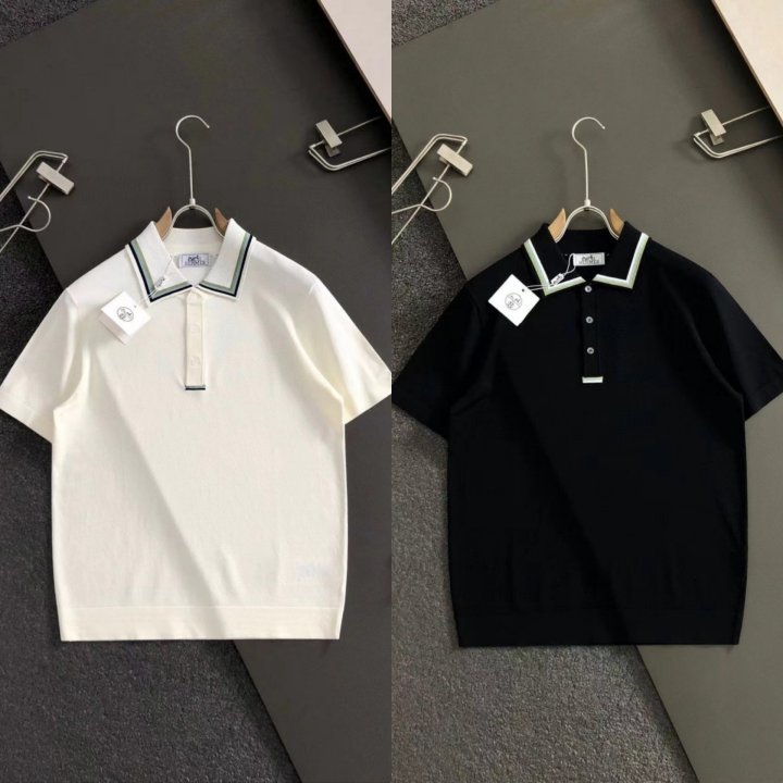 에르메스  넥포인트 라운드 니트