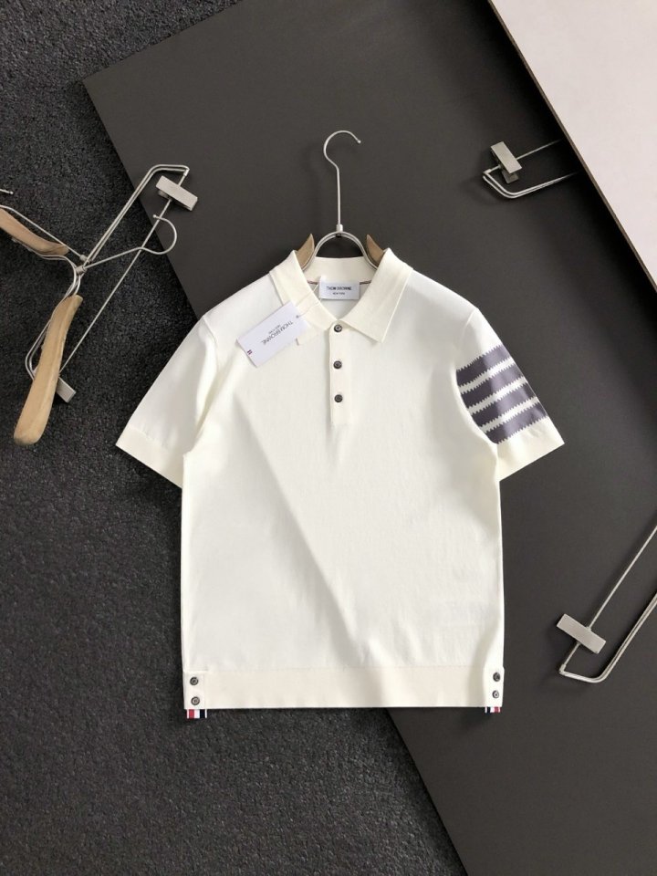 톰브라운  사선 카라 쿨니트