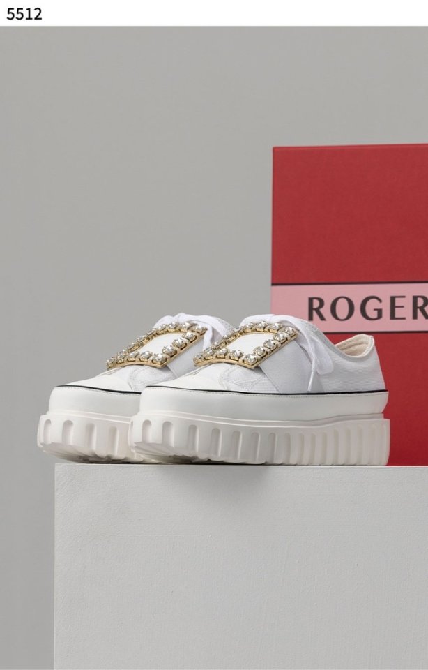 로저비비에   비브 고-틱 스트라스 버클 슬립온 스니커즈 