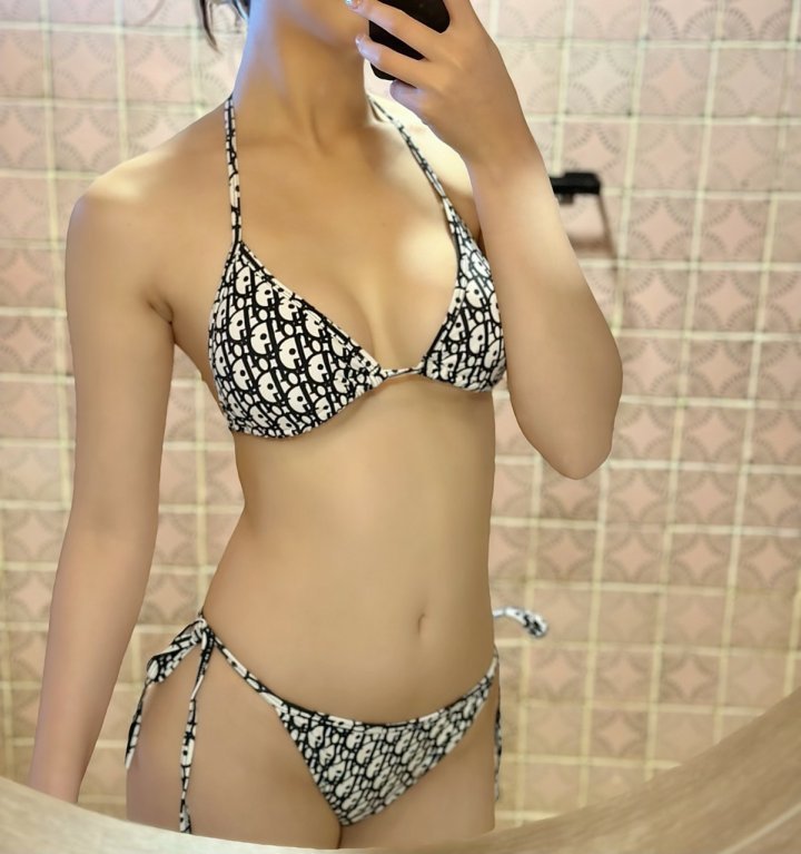 디올  오블리크 비키니 