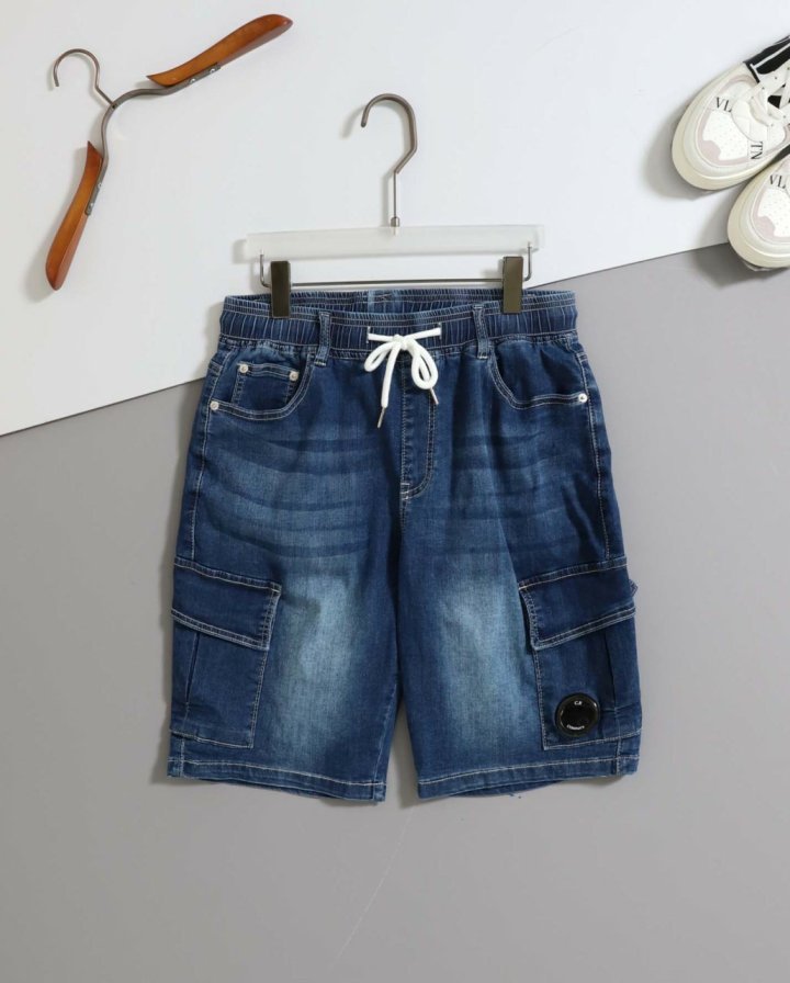 C.P 컴퍼니  카고 워싱 데님 쇼트팬츠 