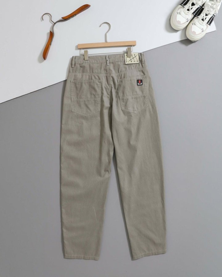 펜디  패치 포인트 코튼 팬츠 