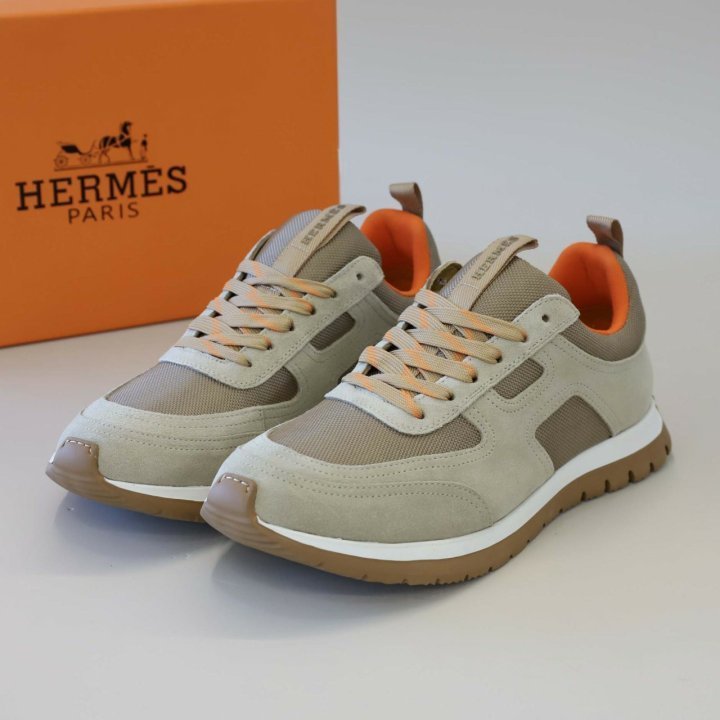 에르메스  스웨이드 스니커즈 