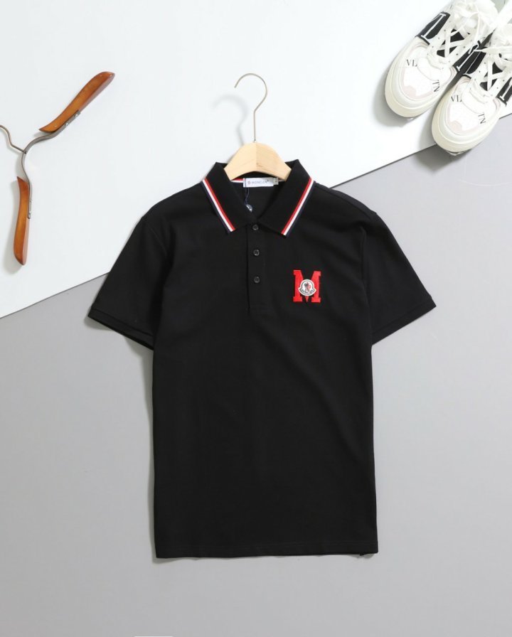 몽클레어  로고 아플리케 폴로 셔츠 