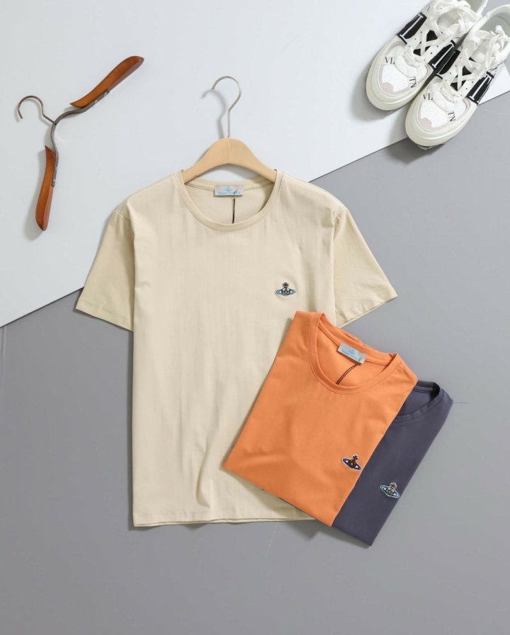 비비안 웨스트우드  클래식 로고 반팔 티셔츠 