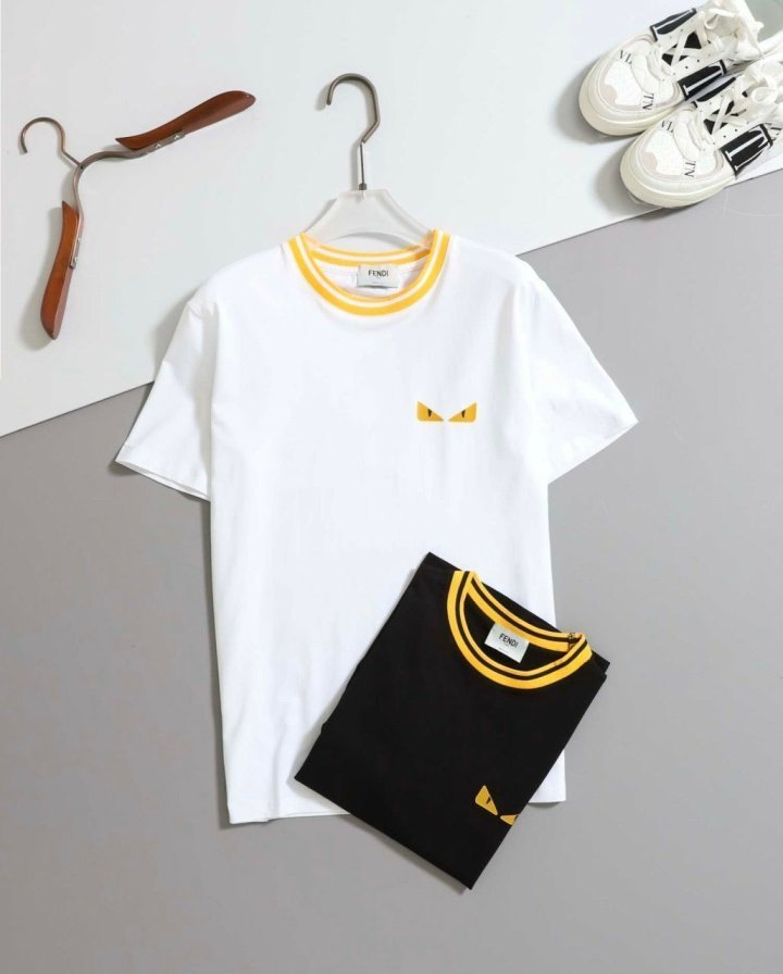 펜디  몬스터 아이 라운드 티셔츠 