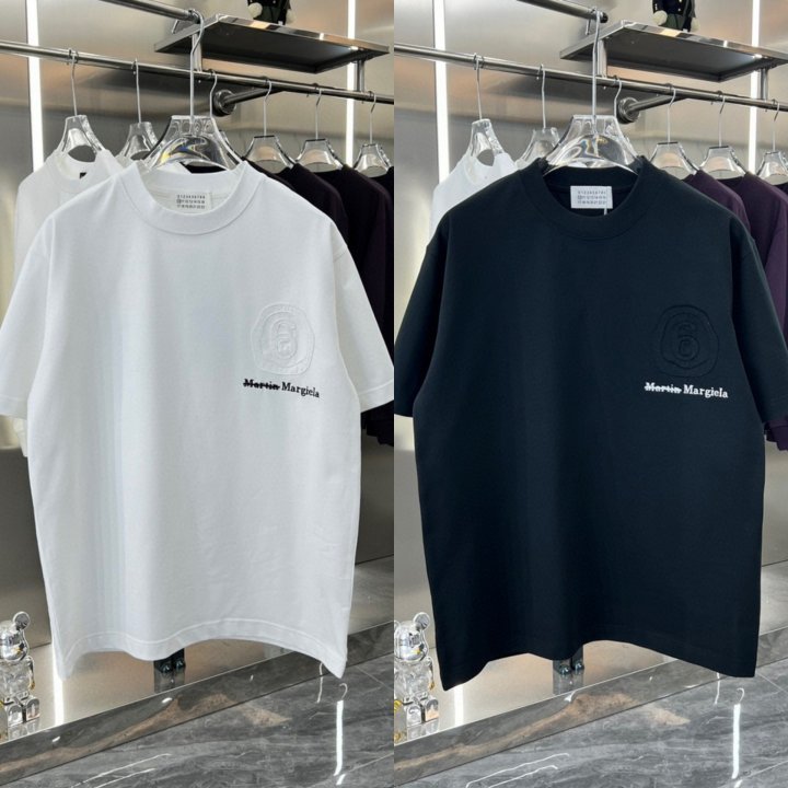 메종 마르지엘라   6자수로고 티셔츠