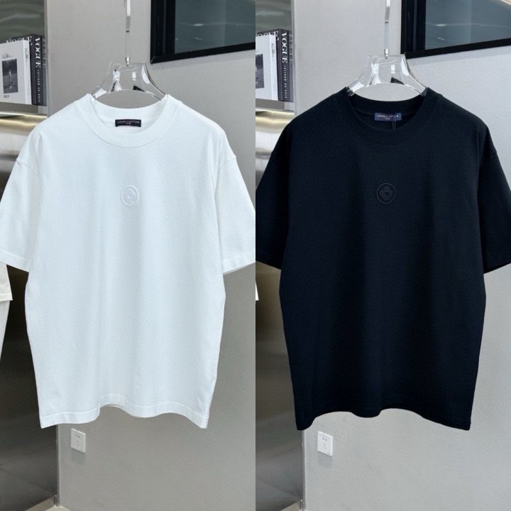 루이비통  모노로고 백포인트 라운드 티셔츠