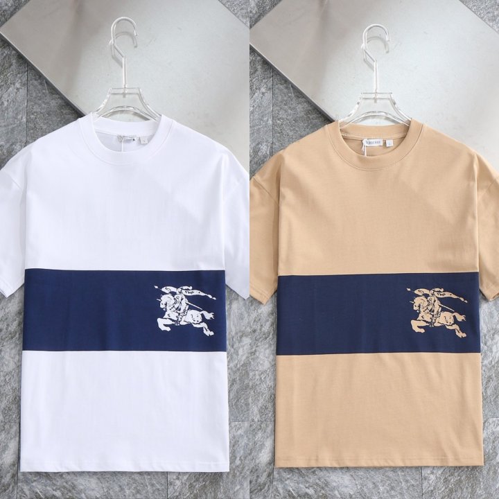 버버리  기사로고 티셔츠