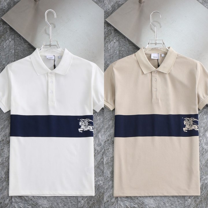 버버리  기사로고 카라티셔츠