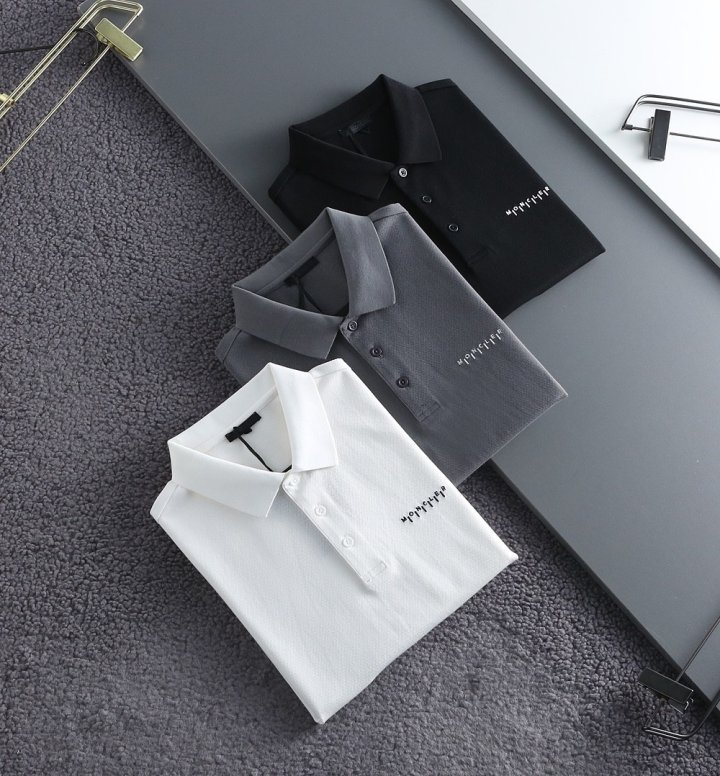 몽클레어  레터링로고 카라티셔츠