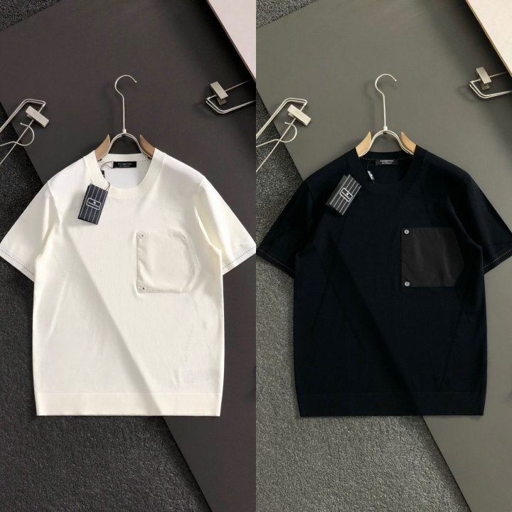 제냐  포켓 스티치포인트 라운드 쿨니트