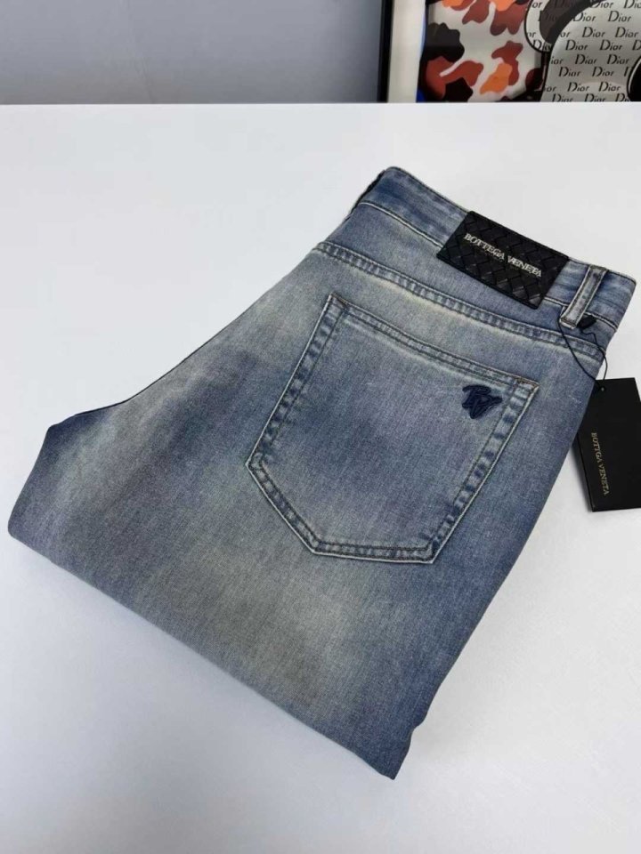 보테가베네타  BV자수로고 스판 데님진