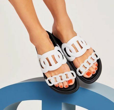 에르메스  여성 엑스트라 샌들 블랑