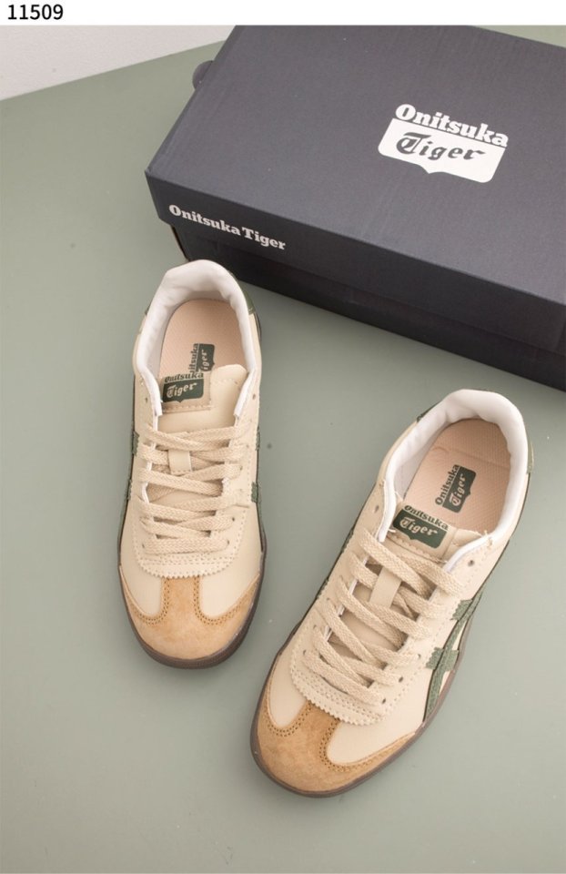 오니츠카 타이거   토쿠텐 베이지 그린 