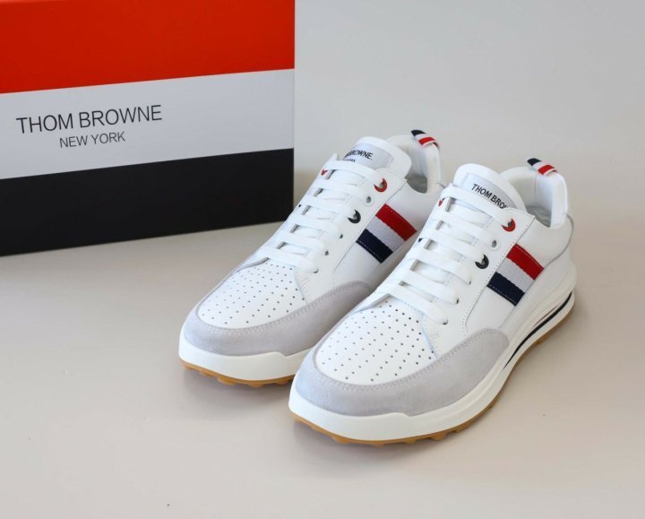 톰브라운  테크러너 삼선 포인트 스니커즈 