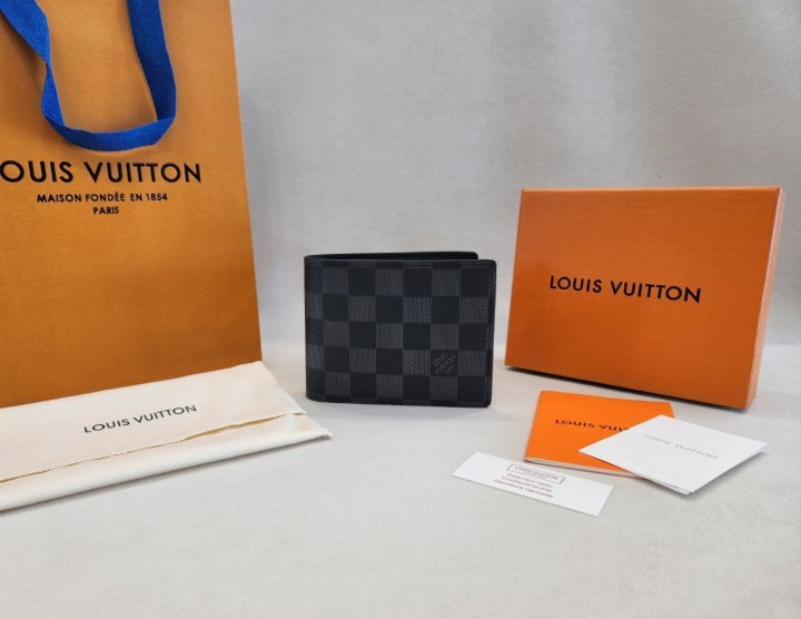 루이비통  멀티플 월릿 반지갑 다미에 62663 