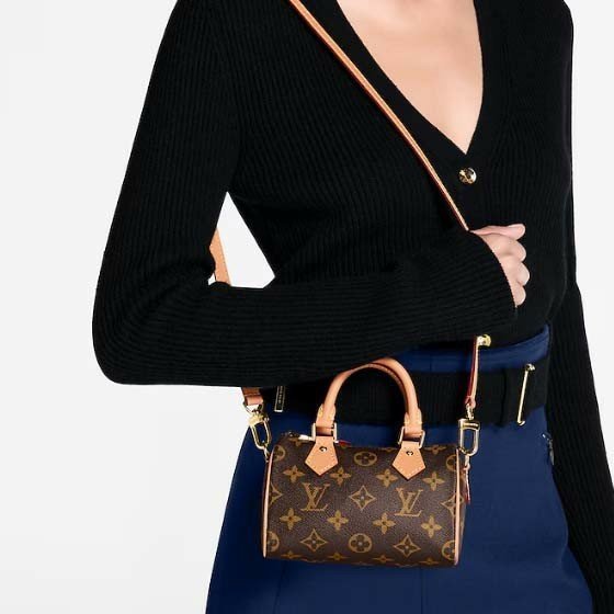 루이비통  나노 스피디 모노그램 핸드백