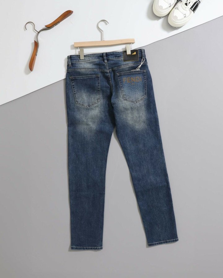 펜디  몬스터아이 패치 데님 팬츠 