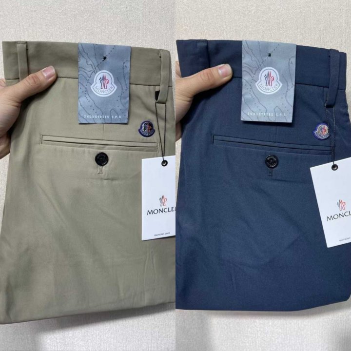 몽클레어  멀티 오뚜기패치 스판 코튼팬츠