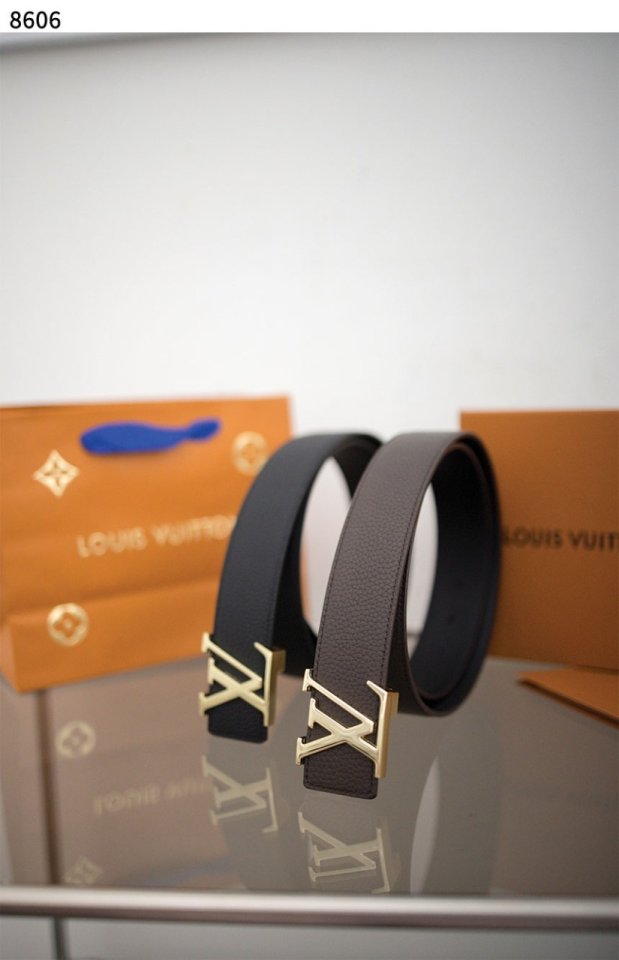 루이비통   LV 가죽 벨트 