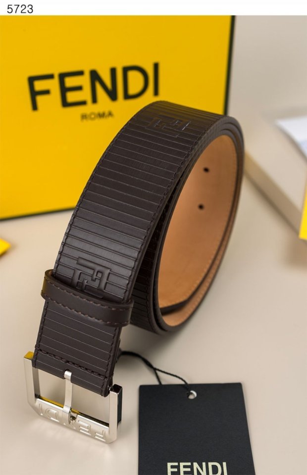 펜디   FF로고 가죽 벨트 