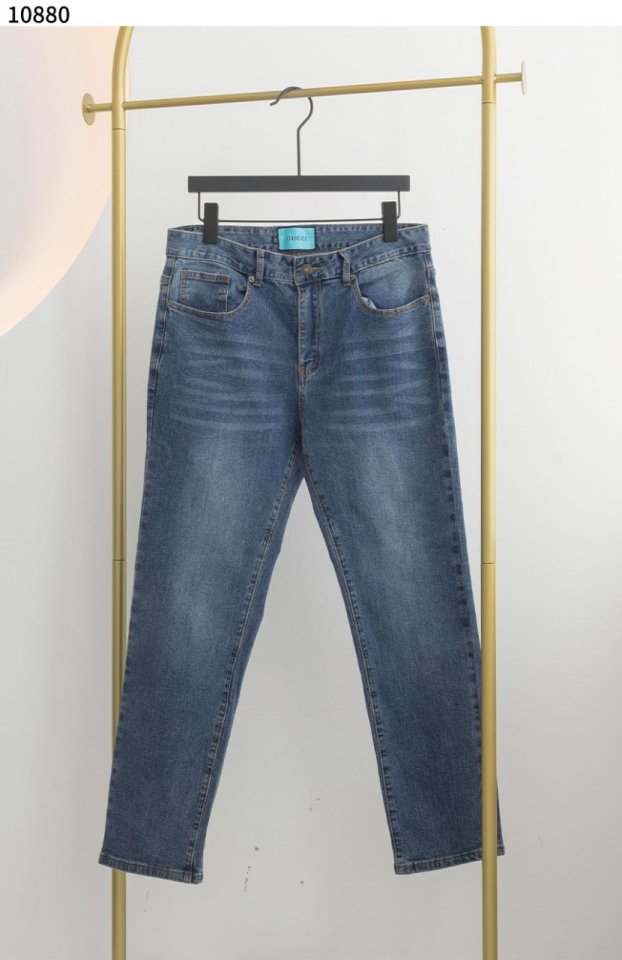 구찌   스타 패치 데님 팬츠 