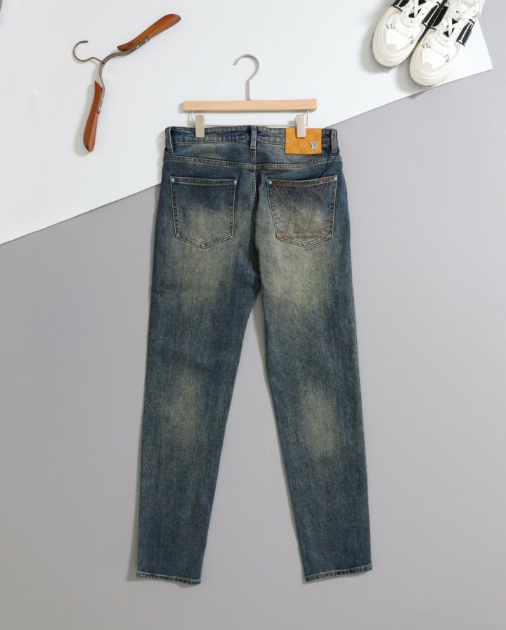 루이비통 포켓 LV 빅로고 데님 팬츠 