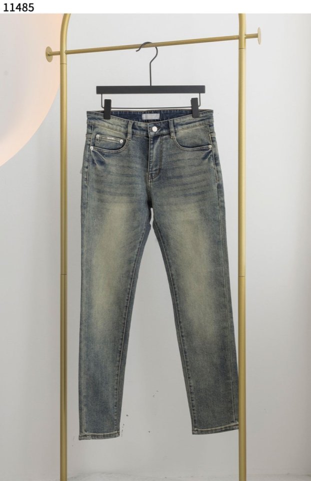 디올   로고 워싱 포켓 데님 팬츠 