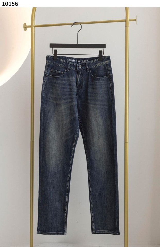 로에베  아나그램 진청 데님 팬츠 