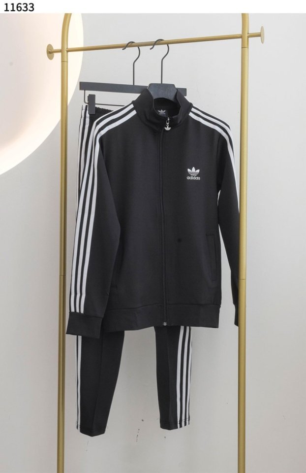 아디다스  파이어버드 트랙탑 블랙 트레이닝 세트