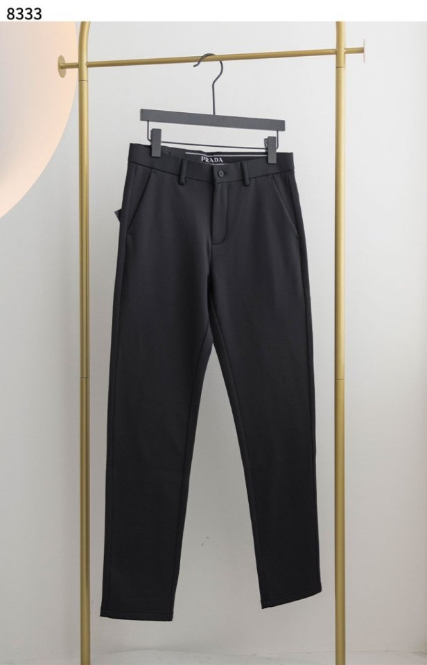 프라다   남성 일자 슬랙스 