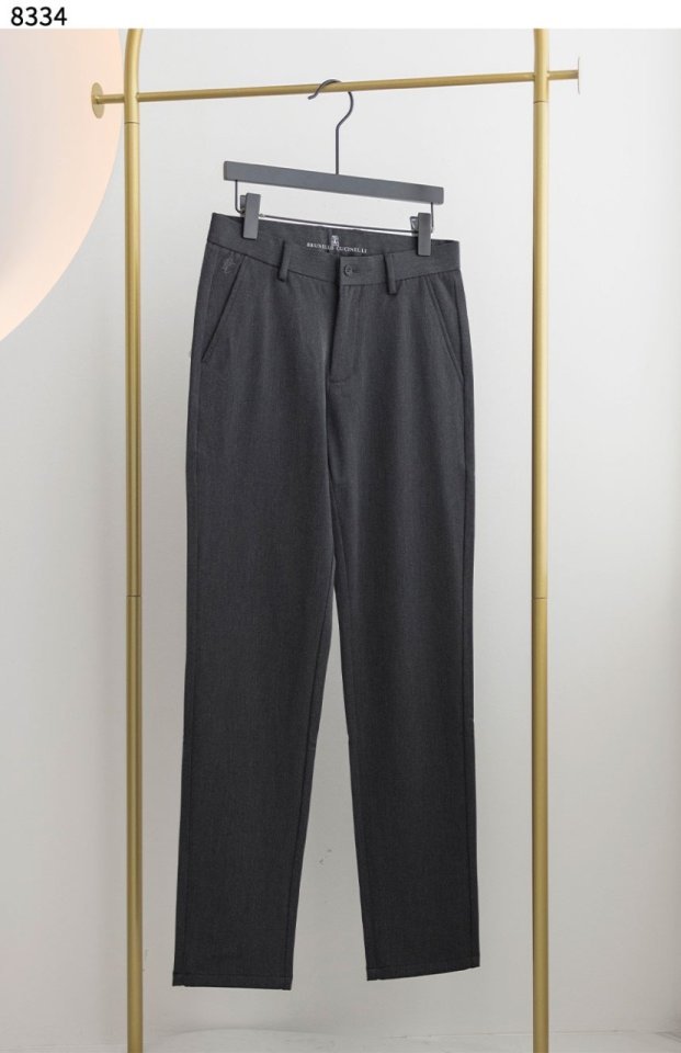 브루넬로 쿠치넬리   남성 슬림핏 수트 팬츠 