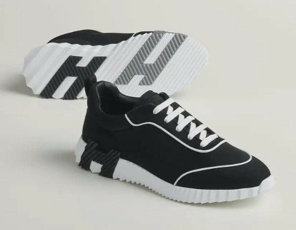 에르메스  운싱 스니커즈 테크니컬 저지 코트스킨 