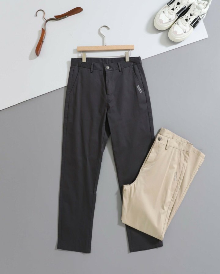 브루넬로 쿠치넬리  포켓 로고 치노 팬츠