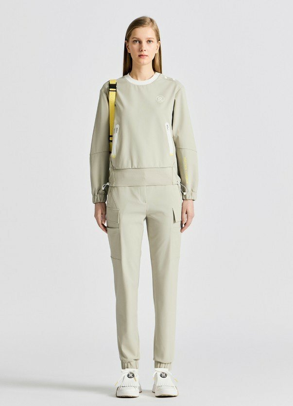 지포어  우먼 크루넥 풀러버 조거팬츠 세트