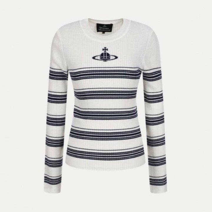 비비안 웨스트우드  스트라이프 풀오버 니트 