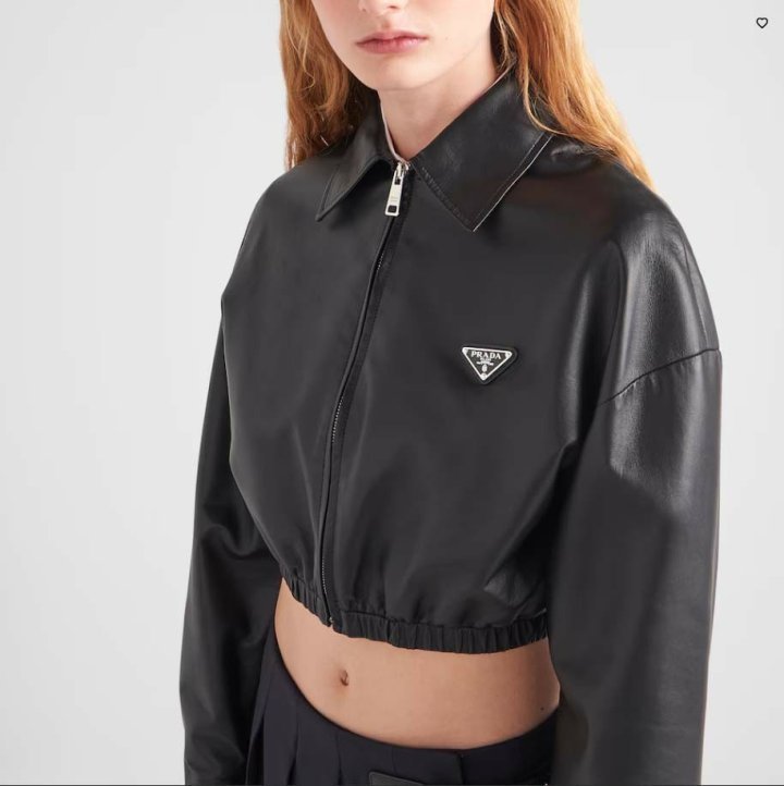 프라다  레더 재킷