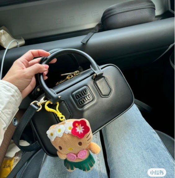 미우미우  아르카디 가죽백 스몰