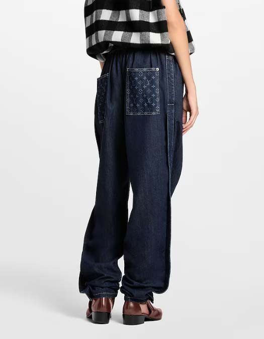 루이비통  데님 캐롯 팬츠 