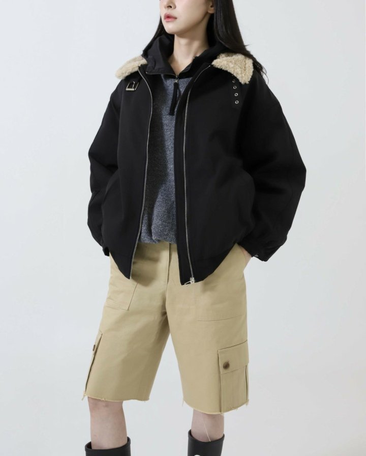 로에베  테크니컬 코튼 퍼퍼 재킷 