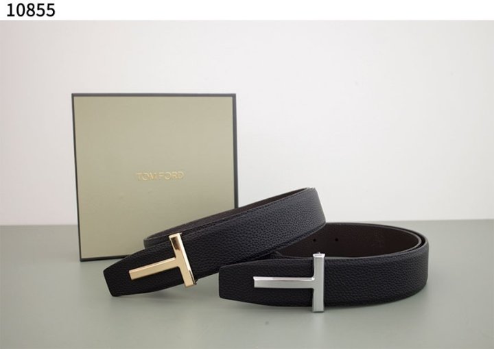 톰포드   T로고 리버시블 레더 벨트