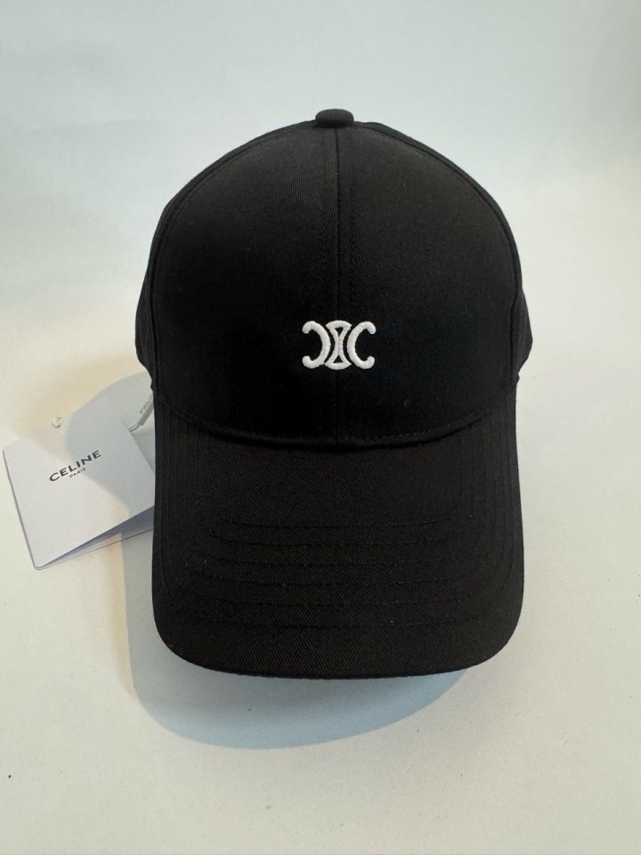 셀린느   트리옹프 코튼 베이스볼 캡 